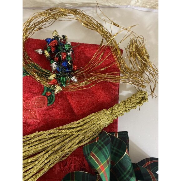 Christmas Slow Stitch Junk Journal Kit Scrapbooking Supplies Lot Xmas Trims - Picture 5 of 7